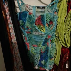 Two Piece Set Skirt and Crop Top